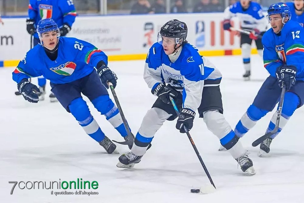 Hockey ghiaccio Nazionale Under 20 Mondiale 1^ Divisione Gruppo B - Estonia - Filippo Rigoni